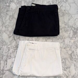 MENS LACOSTE CLASSIC FIT SHORT WHITE & BLACK BUNDLE 36